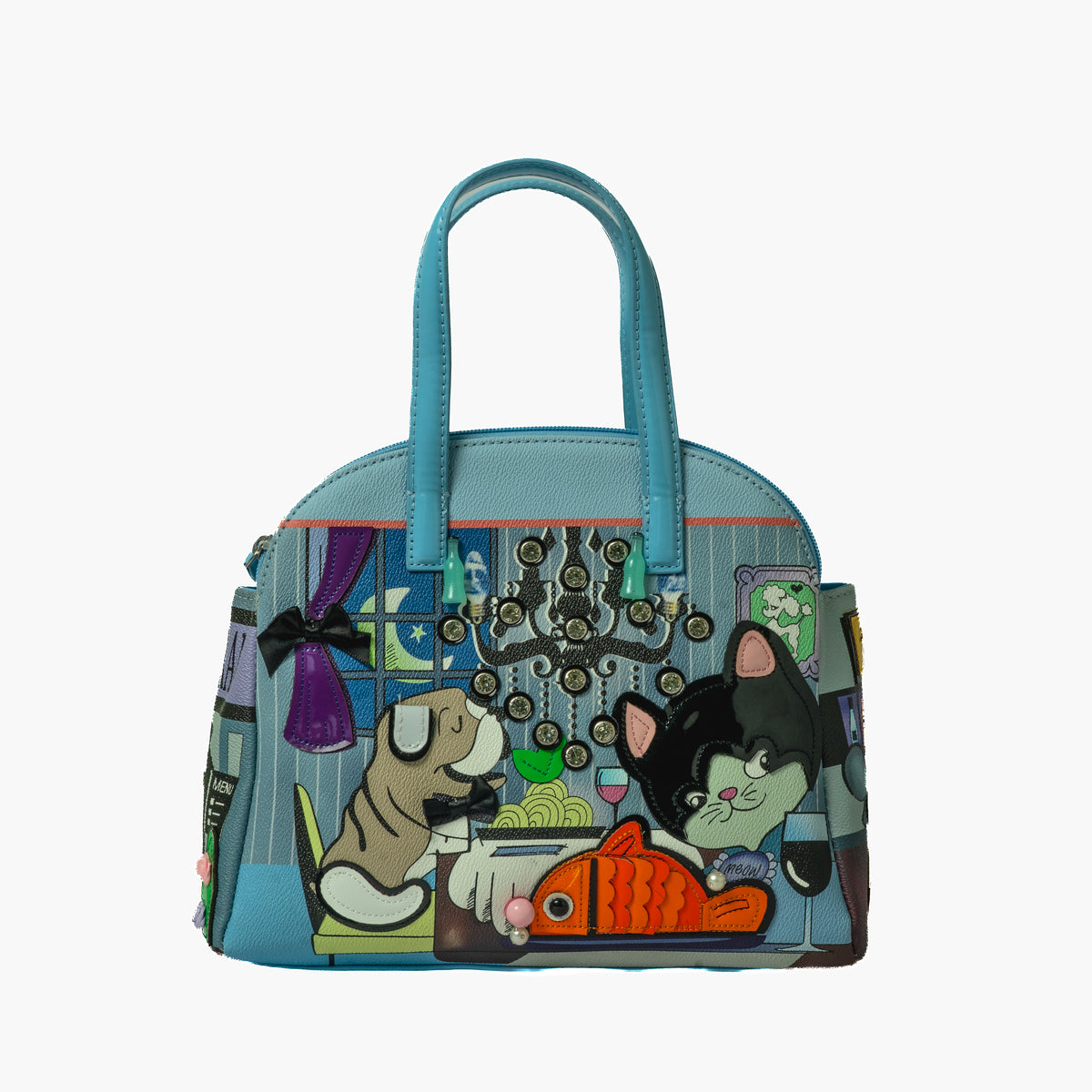 Cocktail Cat Bag — Blue — view 3