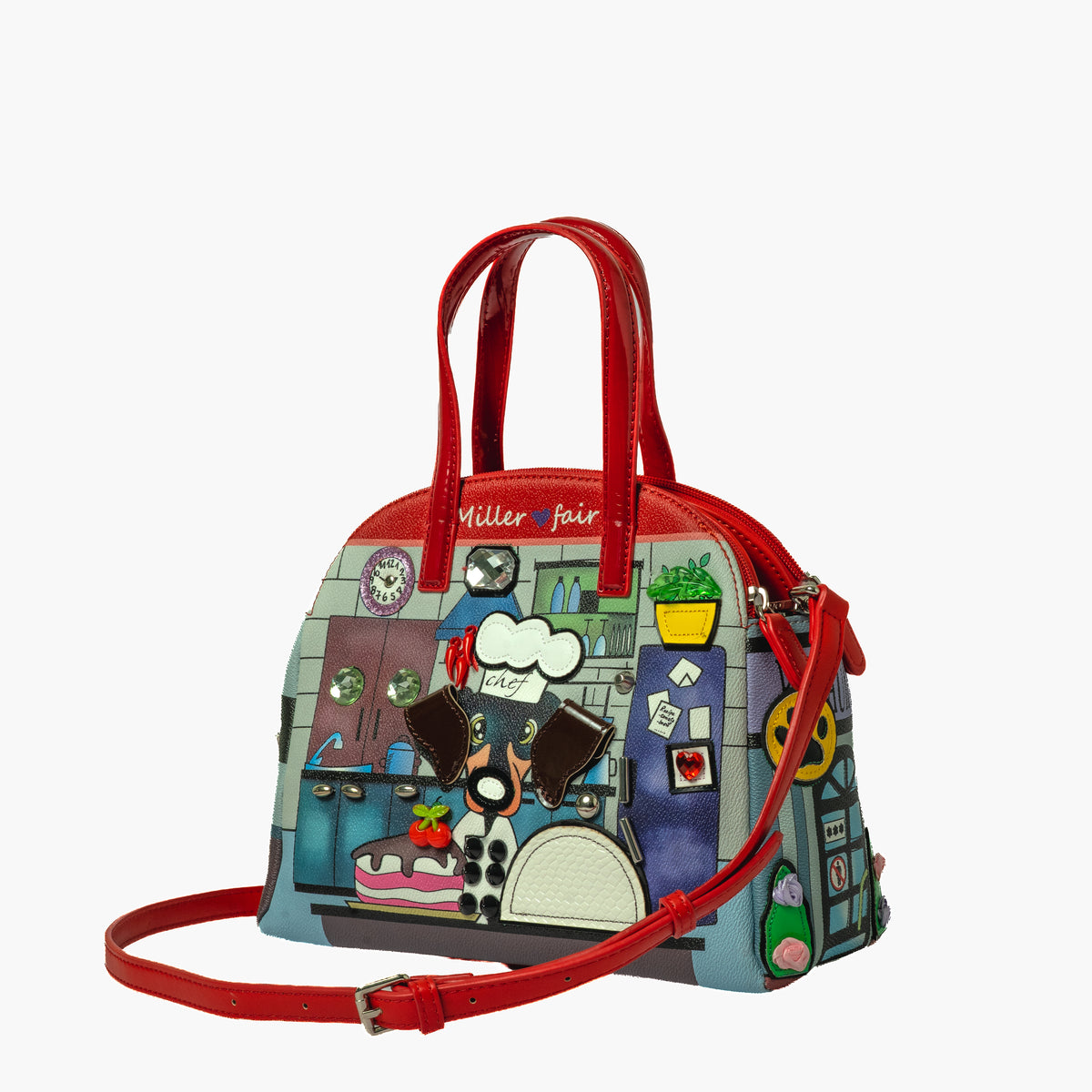 Cocktail Cat Bag (red) — view 5