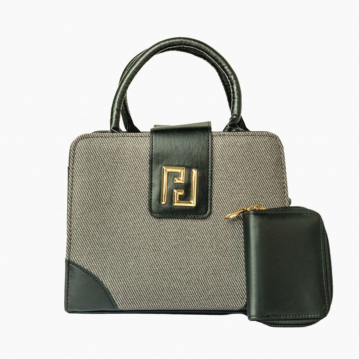 Canvas Satchel — Green