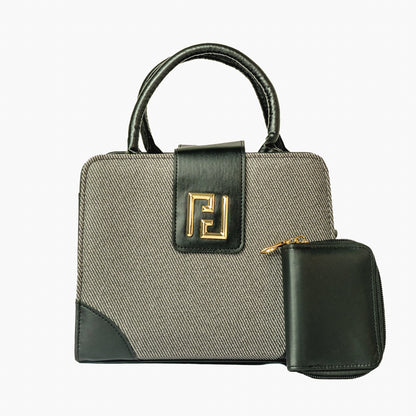 Canvas Satchel — Green
