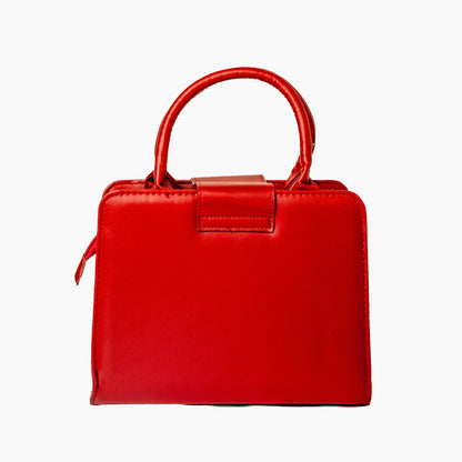 Canvas Satchel — Red