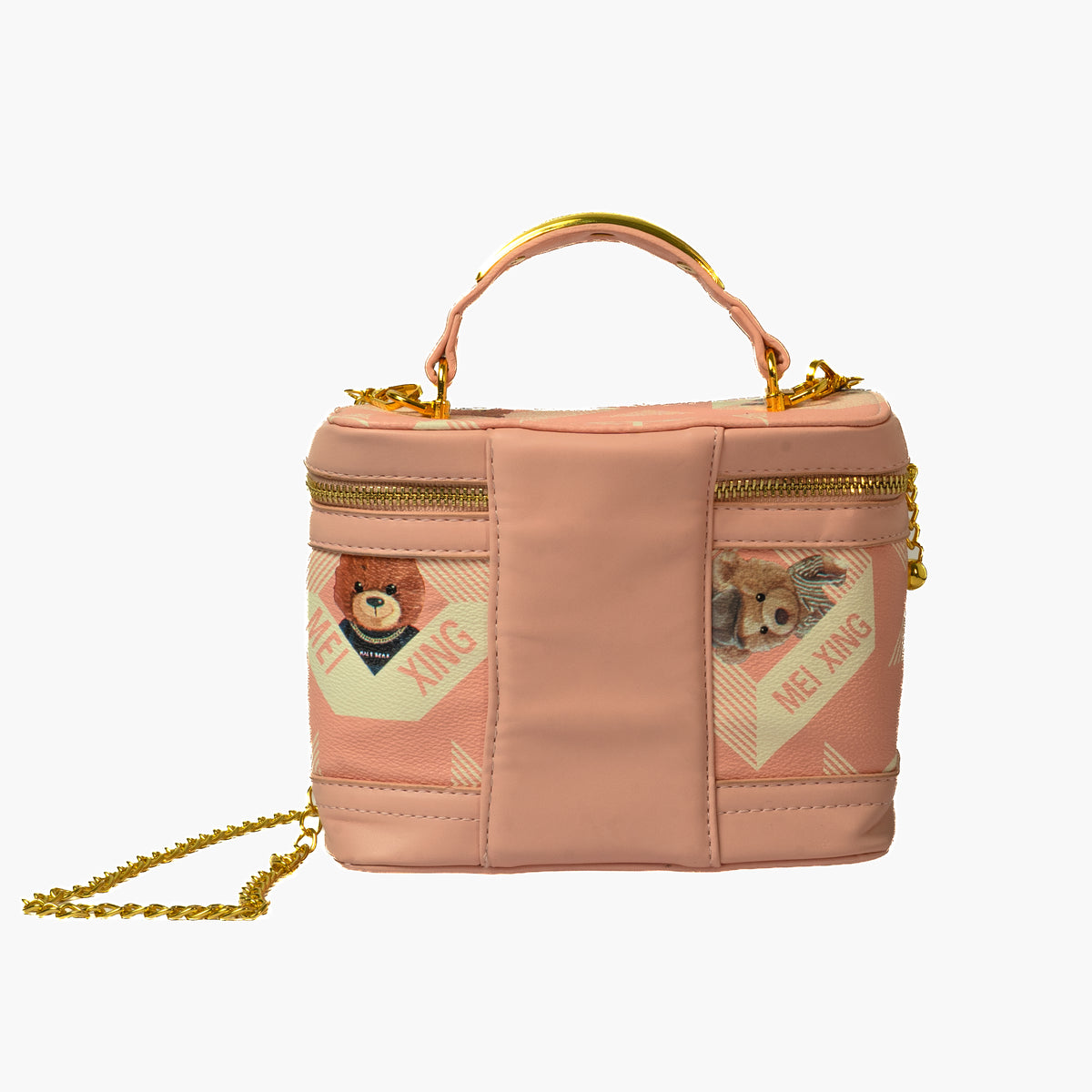 Pink Teddy Vanity Bag — view 3