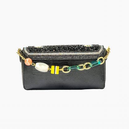 Owl Clutch — Black