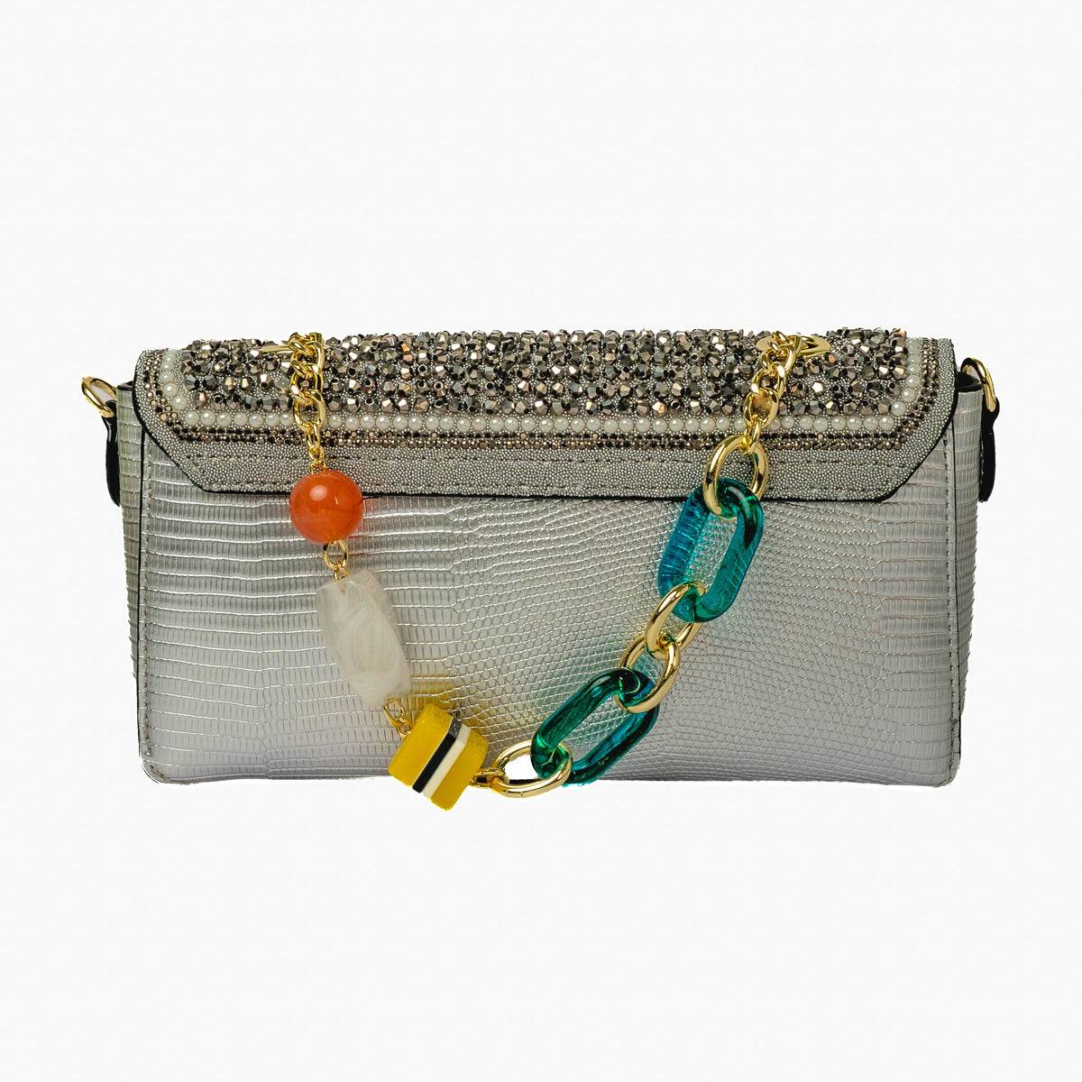 Owl Clutch — Silver