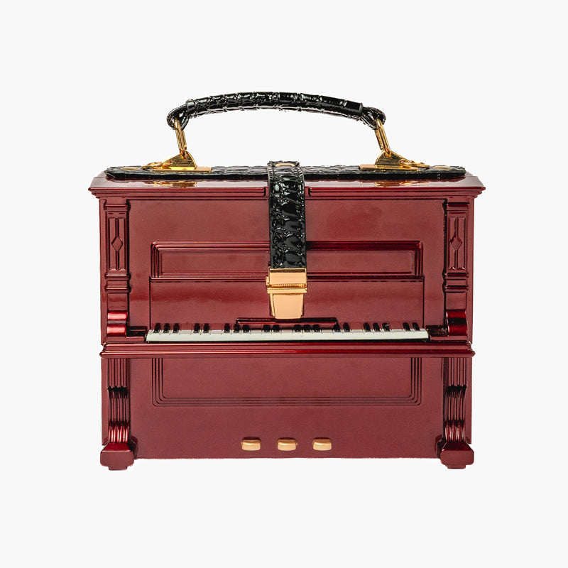 Red Piano Novelty Bag — front view (CJ_04568)