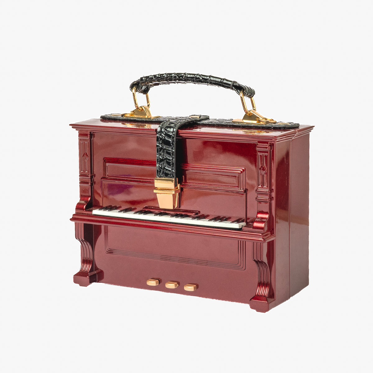 Red Piano Novelty Bag — side view (CJ_04572)