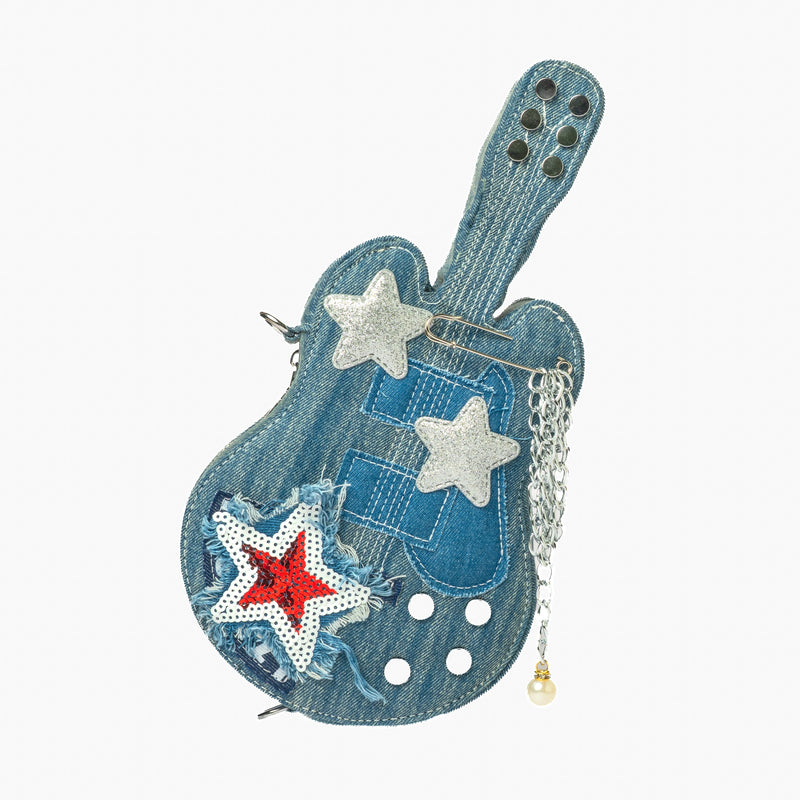 Denim Guitar Bag — front view (CJ_04594)