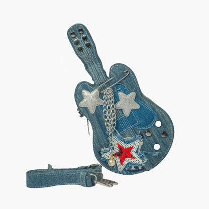 Denim Guitar Bag — side view (CJ_04599)