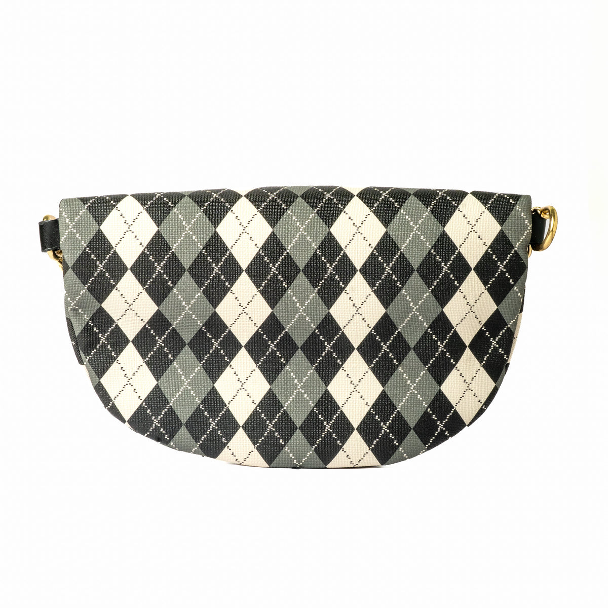 Argyle Belt Bag — Grey