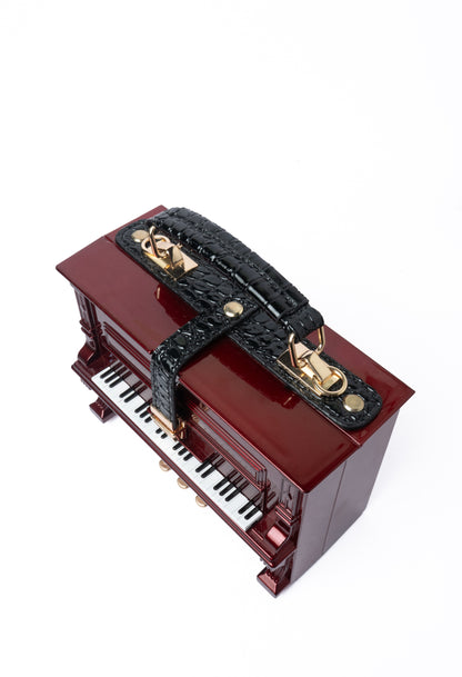 Red Piano Novelty Bag — side view